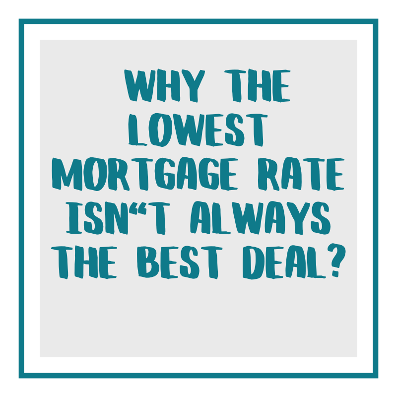 Why The Lowest Mortgage Rate Isn’t Always The Best Deal